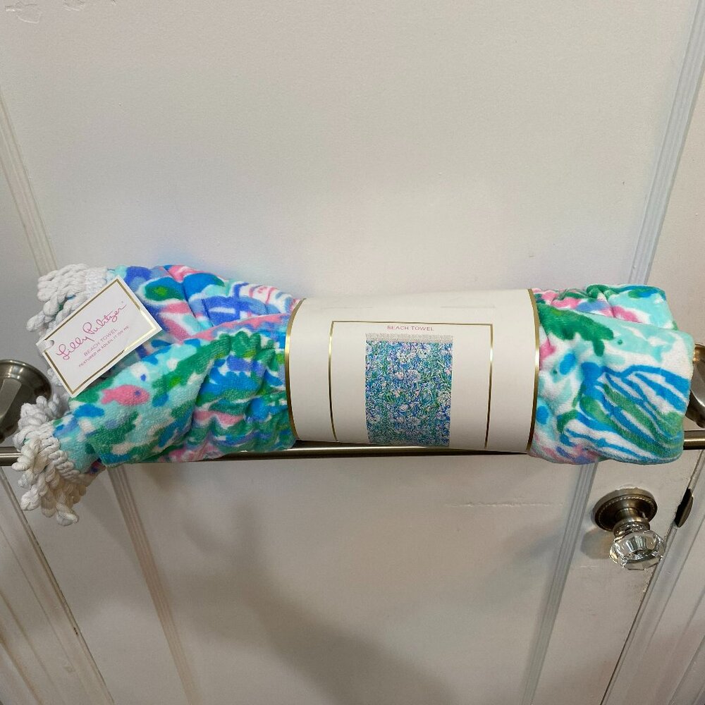 Lilly Pulitzer- New In Package- Terry Towel- Soleil it on me